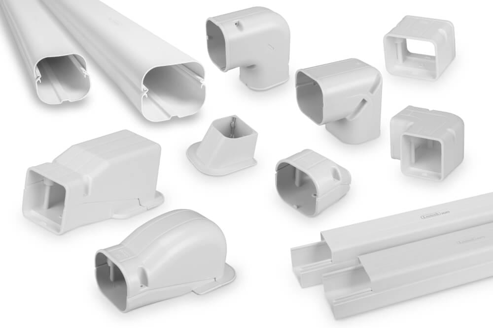 ท่อรางแอร์ UD-75BK (75 มม.) DUCT UPC UPVC DUCT LINER